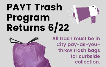 PAYT Reinstated 6/22 news flash